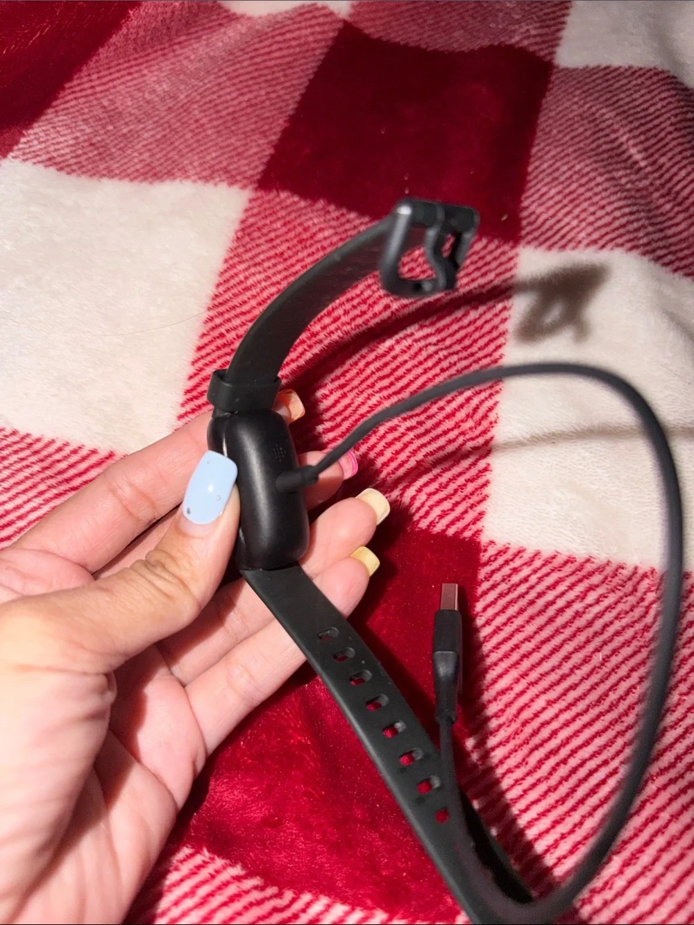 Black Smart Fitness Tracker with OLED Display Fitbit inspired 3